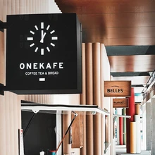 Название магазина вывеска дизайн двухсторонняя световая коробка