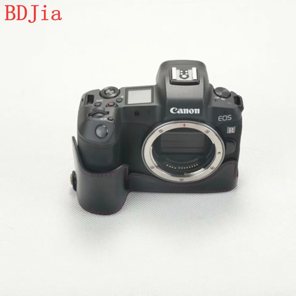 Новейший модный чехол для камеры Canon EOS R из искусственной кожи с отверстием для батареи