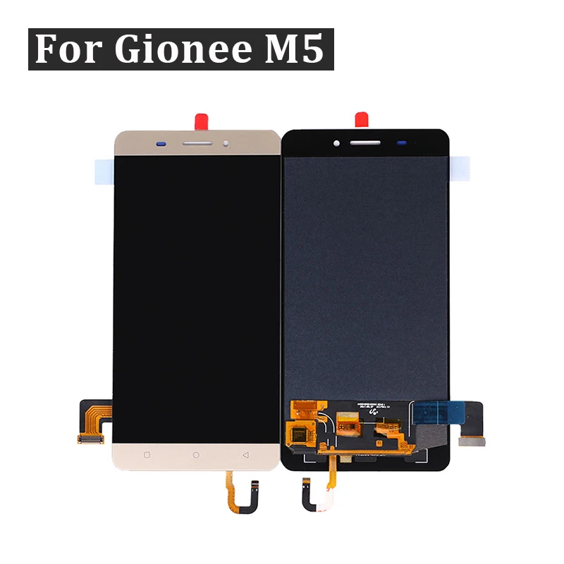 Для Gionee M5 ЖК дисплей с кодирующий преобразователь сенсорного экрана в сборе для