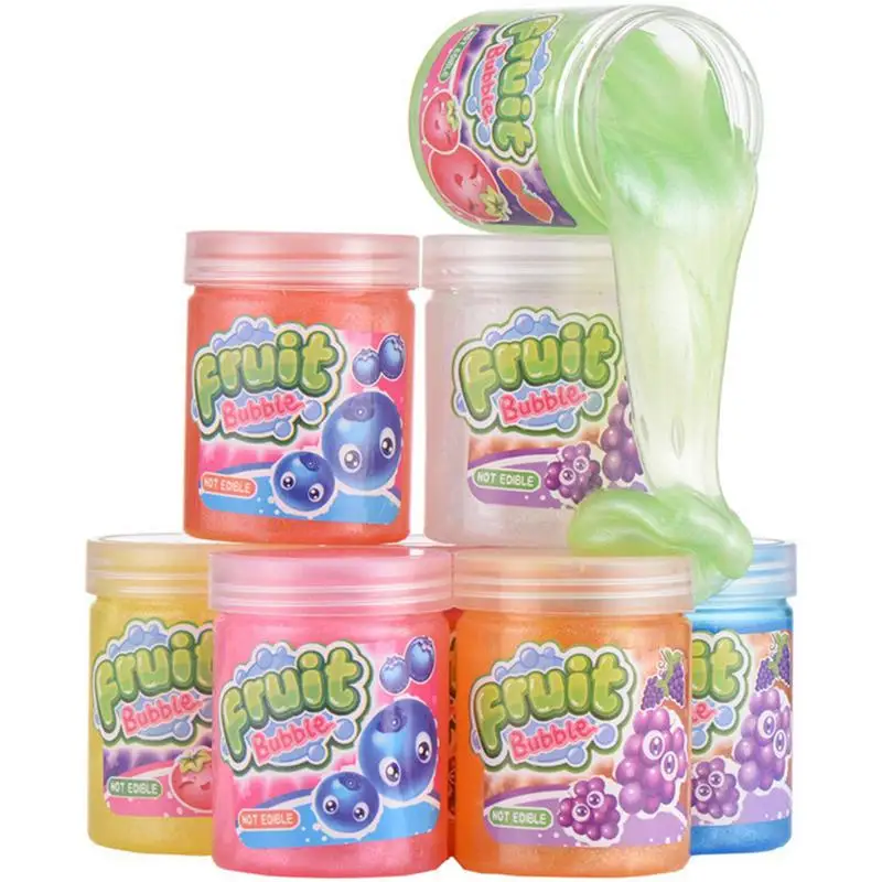 

Starry Crystal Mud Gold Powder Slime Toy DIY Vent Decompression Toy Fluffy Slime Random Color