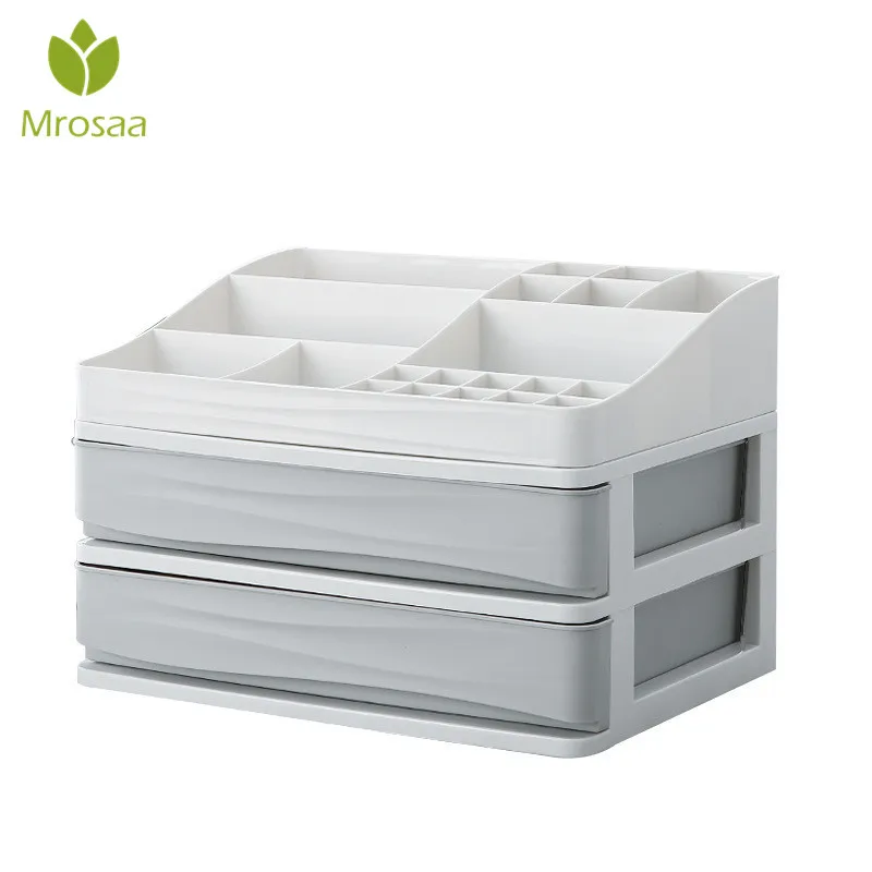  Plastic Cosmetic Drawer Makeup Organizer Makeup Storage Box Multi Layer Container Nail Casket Holde