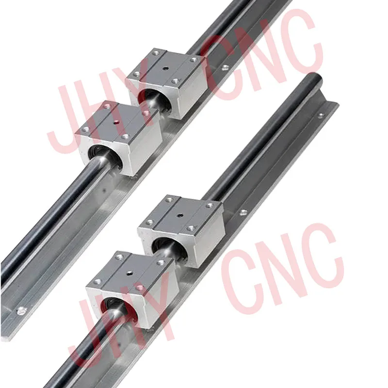

2 SBR20-600mm 20 MM FULLY SUPPORTED LINEAR RAIL SHAFT ROD with 4 SBR20UU