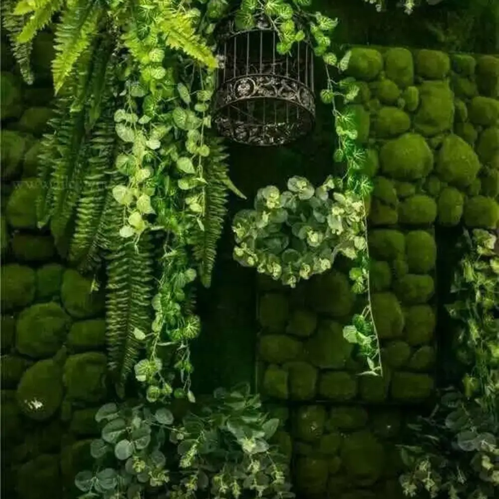 33x33 см форма камня мох коврик крытый зеленый искусственные лужайки ковровые покрытия поддельные Sod Moss для дома отель стены балкон Декор