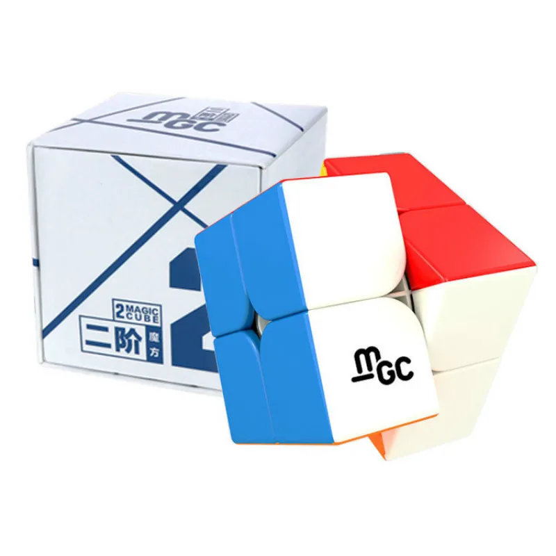 

YJ MGC 2x2 Magnetic Fidget Cube 2x2x2 Speed Magic Cube Puzzle Game Cubo Magico 2*2 Neo Cube By Magnets Boy Toys For Children