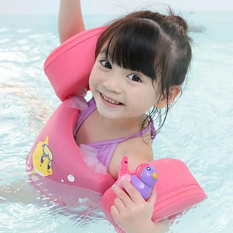 

Inflation Child Baby Swimming Arm Ring Float Solid Floating Children Waist Floats Swimming Pool Toy For Children Learning Swim