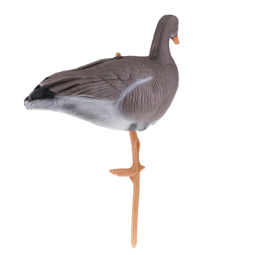 

Perfeclan 2 Pieces 3D Lifelike Goose Shooting Hunting Decoys Lawn Ornaments Garden Decors Hunting Shooting Decoy
