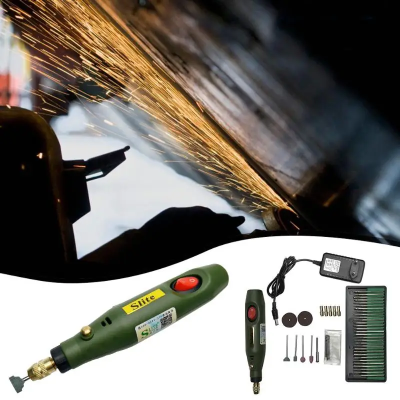 Alloet 30 шт. P500 8 электрическая шлифовальная машина Мини DIY дрель шлифовальный набор