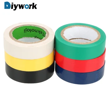 

DIYWORK 16mm*10m PVC Waterproof Electrical Tape Insulation Adhesive Tape High-temperature Tape