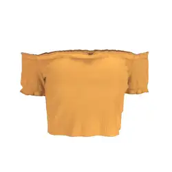 Летние топы женские повседневные топы с открытыми плечами Рубашка короткими рукавами Свободная