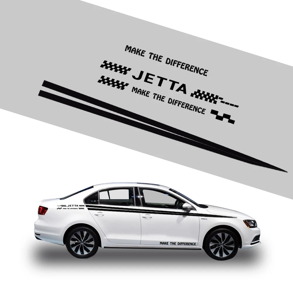 280 см для Volkswagen VW Jetta боковая наклейка на кузов автомобиля наклейки пикап сделай