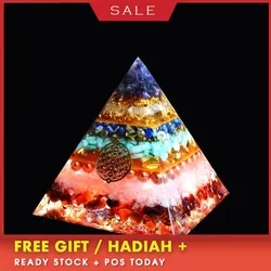 Orgonite Chakra Healing High Frequency Energy Seven Chakra Pyramid Meditation Balance Healing Yoga Transit Resin Decoration Orgonite Chakra Healing High Frequency Energy Seven Chakra Pyramid Meditation Balance Healing Yoga Transit Resin Decoration