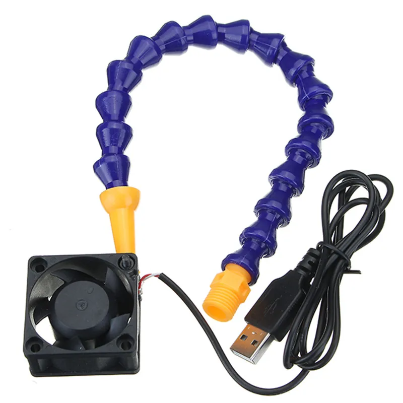 

New 5V USB Fan Helping Hands Third Hand Soldering Arms Flexible Arms For Remote Work Automobile Electronics Field Work