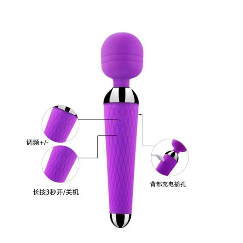 Powerful oral clit Vibrators for Women USB Charge AV Magic Wand Vibrator Massager Adult Sex Toys for Woman Powerful oral clit Vibrators for Women USB Charge AV Magic Wand Vibrator Massager Adult Sex Toys for Woman