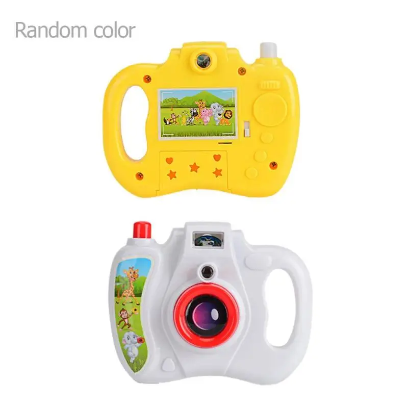 

Cartoon Simulation Eight Light Patterns Projection Camera Toy for Children ProjectionToys Handlers Random by Camera Color
