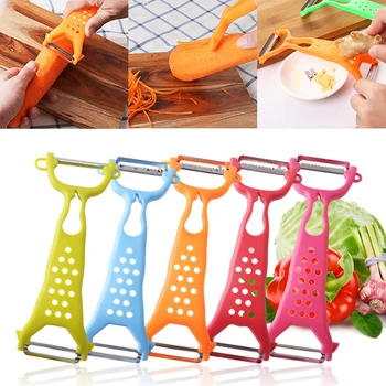 

New 1 Pc Multi-function Grater Peeler Kitchen Vegetable Carrot Gadgets Fruit Paring Knife Double Head