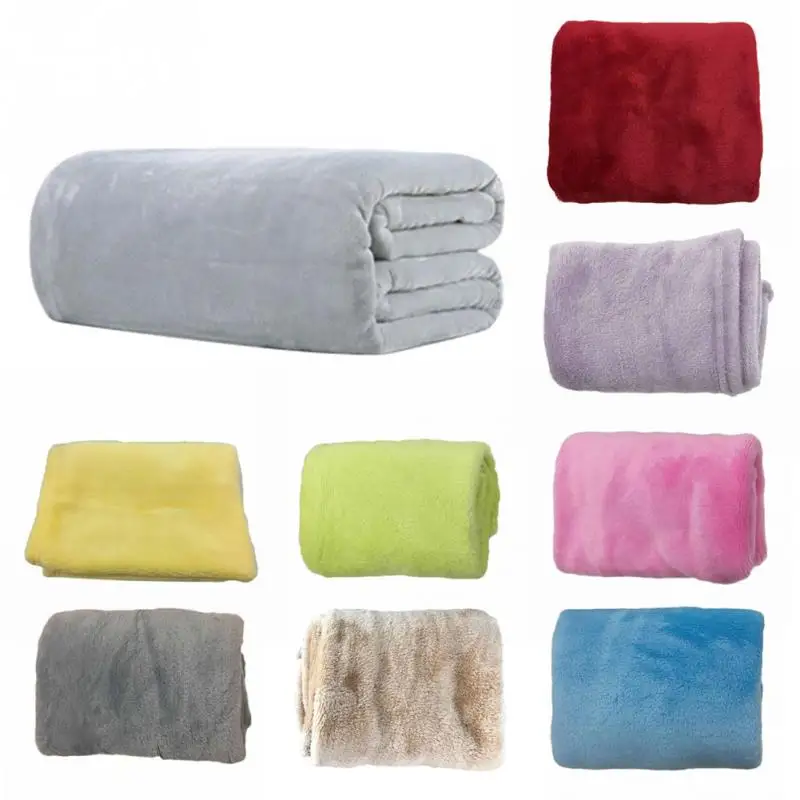 

Outdoor Travel Soft Warm Flannel Towel Blanket 65*45cm Fleece Camping Sleeping Bag Lunch Break Multifunctionl Towel Blanket^