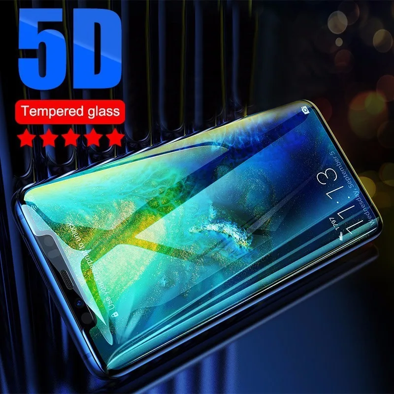 5D противоударное закаленное стекло для Huawei Honor 9 10 Mate 20 X Lite 8X 8C Nova 4 P Smart HD защитная