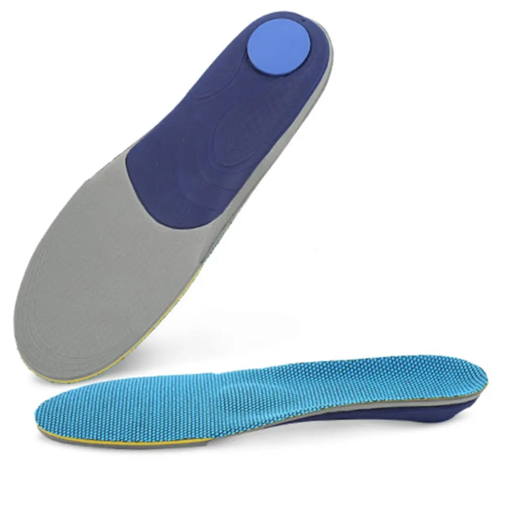 

EVA Elastic Shoe Insoles Men Women Breathable Sports Function Insoles Insert Heel Cushion Pad For Flat Feet, Running