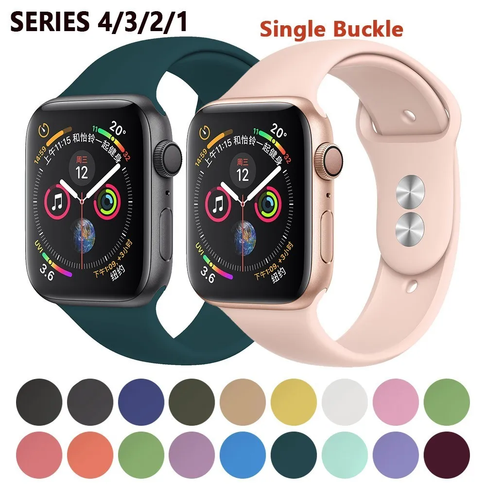 Ремешок для apple watch Группа apple watch 4 3 iwatch Группа 42 мм 38 44 40 pulseira correa Браслет Смарт-часы аксессуары петля