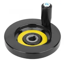 Для токарные станки 1 шт. сзади пульсация бакелит Вращающаяся ручка рук колесо для фрезерные 10*80 приспособления для станка Лидер продаж