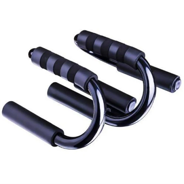US $13.16 2 Pcs/Set Chest Bar Fitness Body Building Equipment S-shaped Push-Up Stands Pull Press Foam Bar Gym