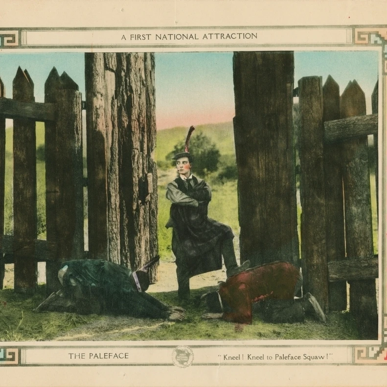 The Paleface Lobbycard Buster Keaton 1922 Movie Poster Masterprint (28 x 22) | Дом и сад