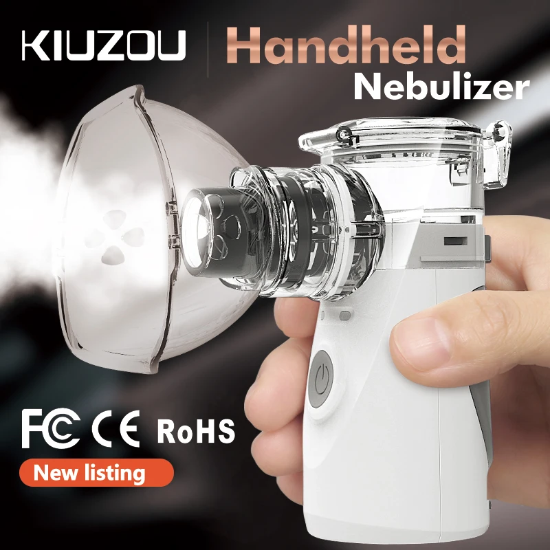 KIUZOU Portable Ultrasonic Nebulizer Mini Handheld Inhaler Respirator Humidifier Kit Health Care Children Home Atomizer