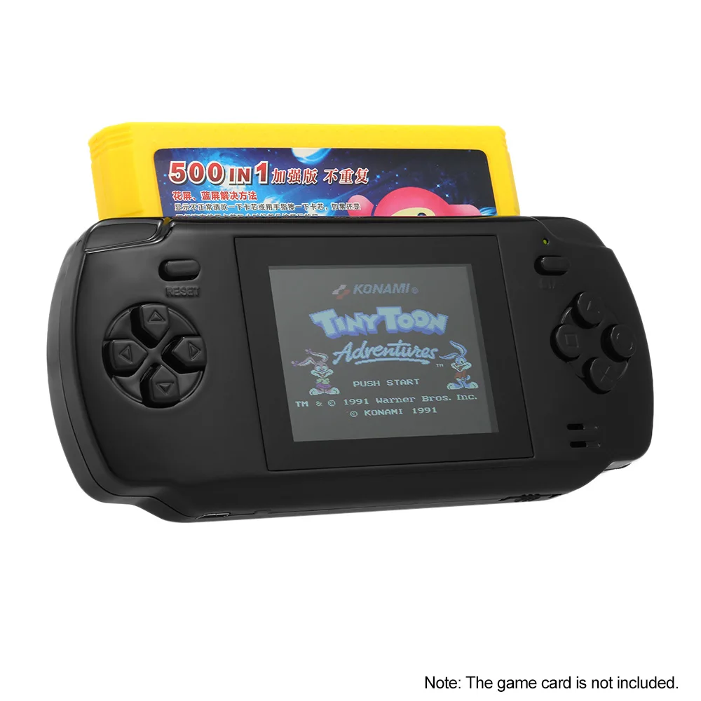 Powkiddy S600 2 8 дюймовая игровая консоль встроенный 68 классических игр битный Av Out