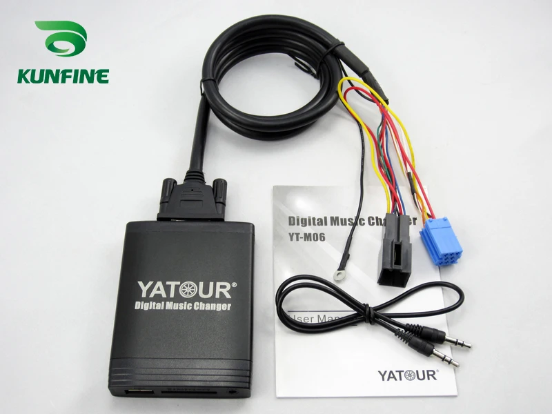 Car Digital Music Changer USB SD Aux MP3 Interface Car Stereo Radio For