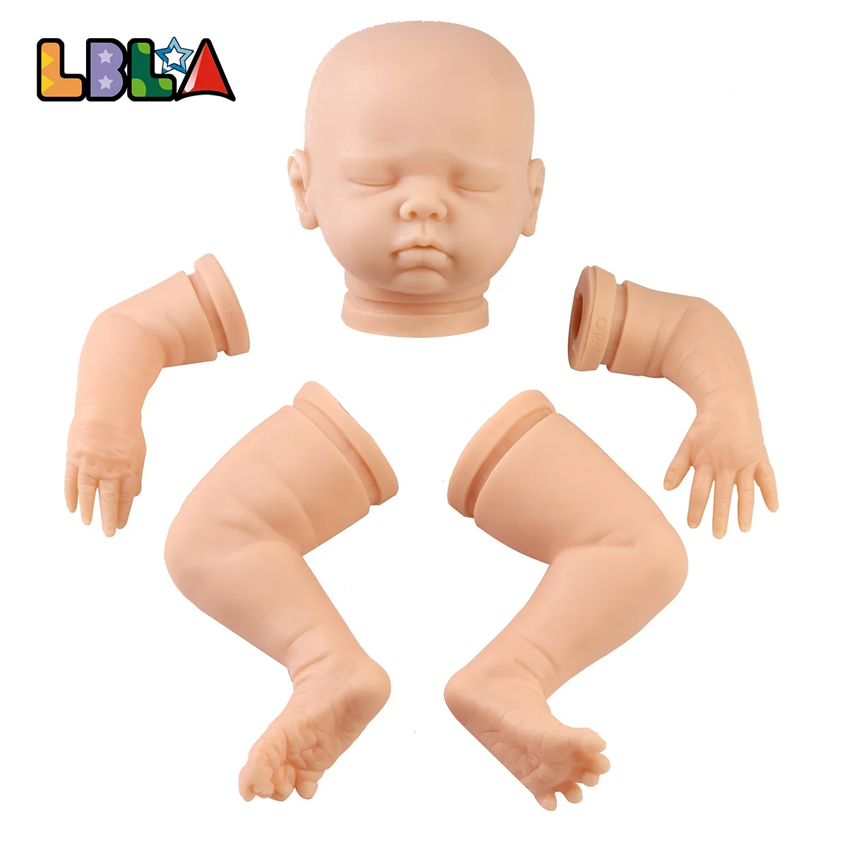 

LBLA DIY Model Kit Soft Silicone Reborn Doll Kit Mold 18inch Handmade Reborn Doll Kit Mould Doll Accessories As Christmas Gift