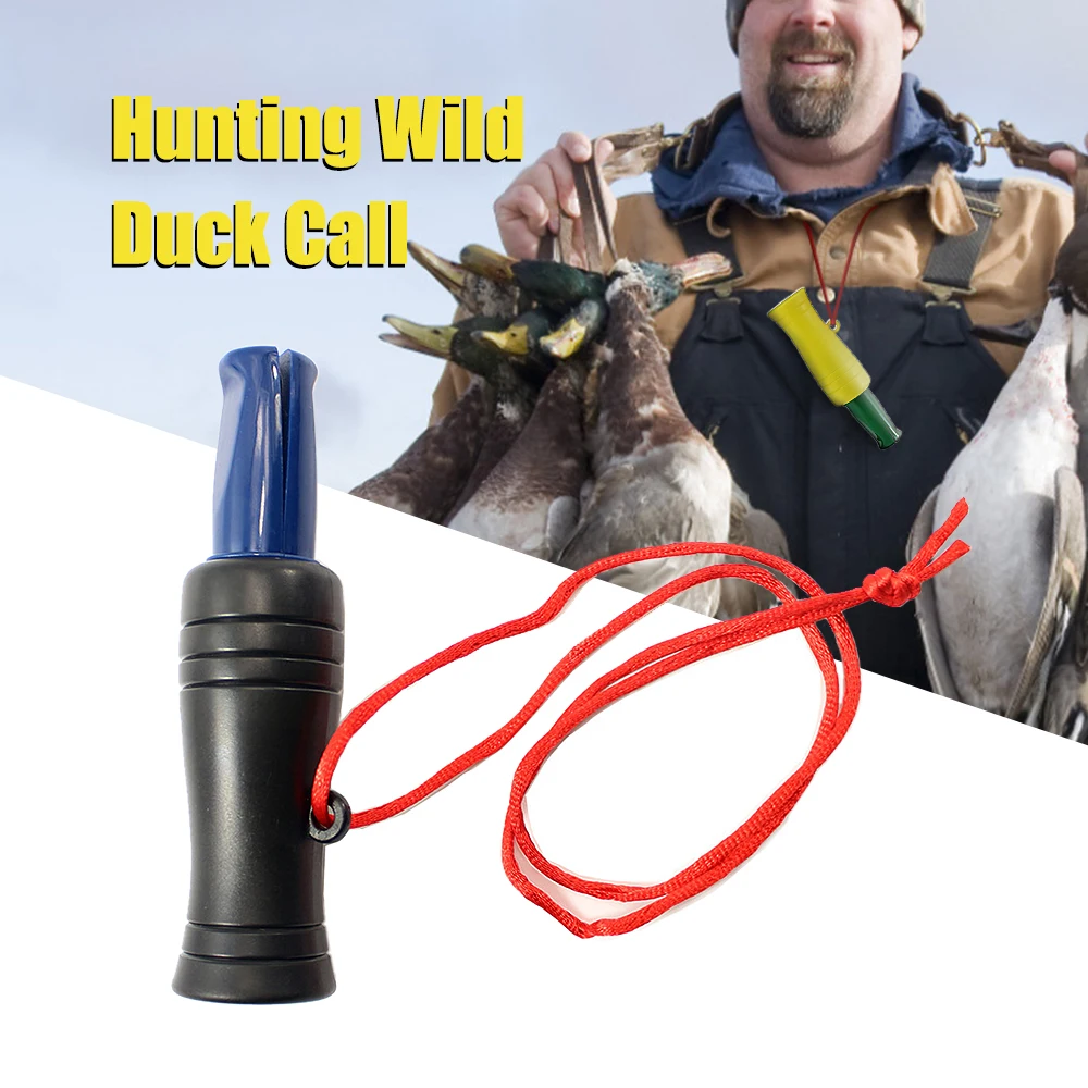 

Outdoor Hunting Whistle Plastic Wild Duck Call Hunting Decoys for Pheasant Mallard Wild Bird Goose Hunting Decoys