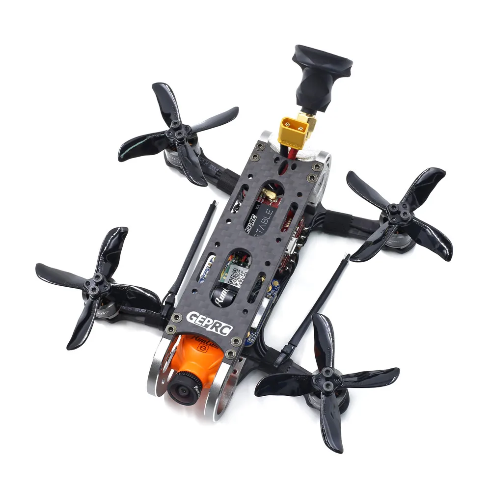 В наличии Geprc GEP CX Cygnet 115 мм 2 дюйма RC FPV гоночный Дрон стабильный F4 20A 48CH RunCam Split Mini 1080P