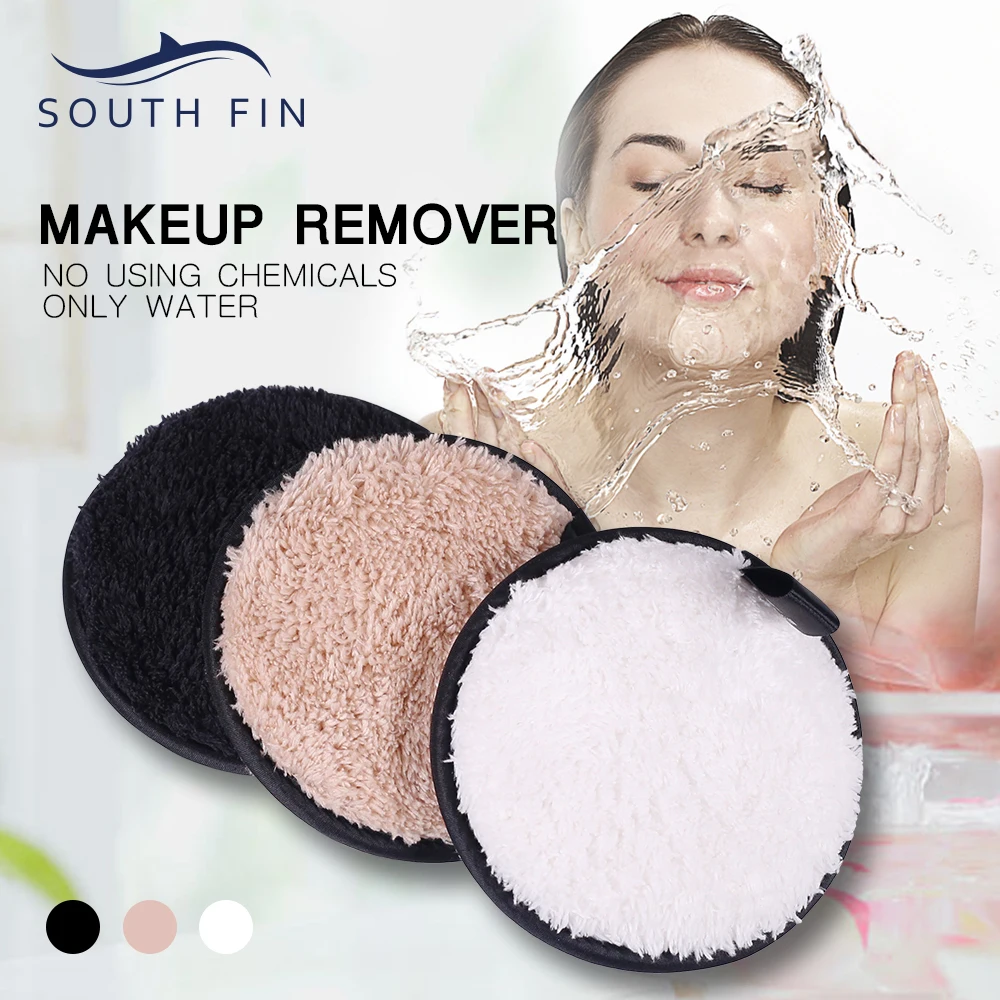 3Pcs/Set Facial Cleanser Wash Face Cleaning Makeup Cleanser Puff