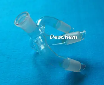 

24/40 Glass Receiver Adapter With Multiple Connection,Ground Joint,Lab Glassware