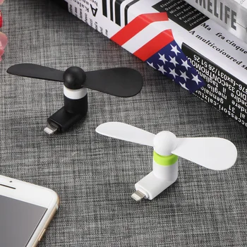 

2 IN 1 Travel Portable Mini Mobile Phone USB Fan Portable Hand Fan For Power Bank Android For Smartphone