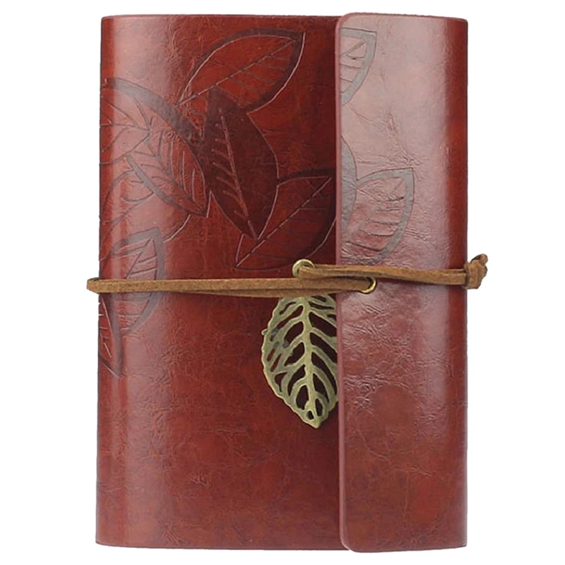 

Retro leather book Diary of blank notebook book Daily diary of handmade blotter accessory of everyday life Handmade raw paper