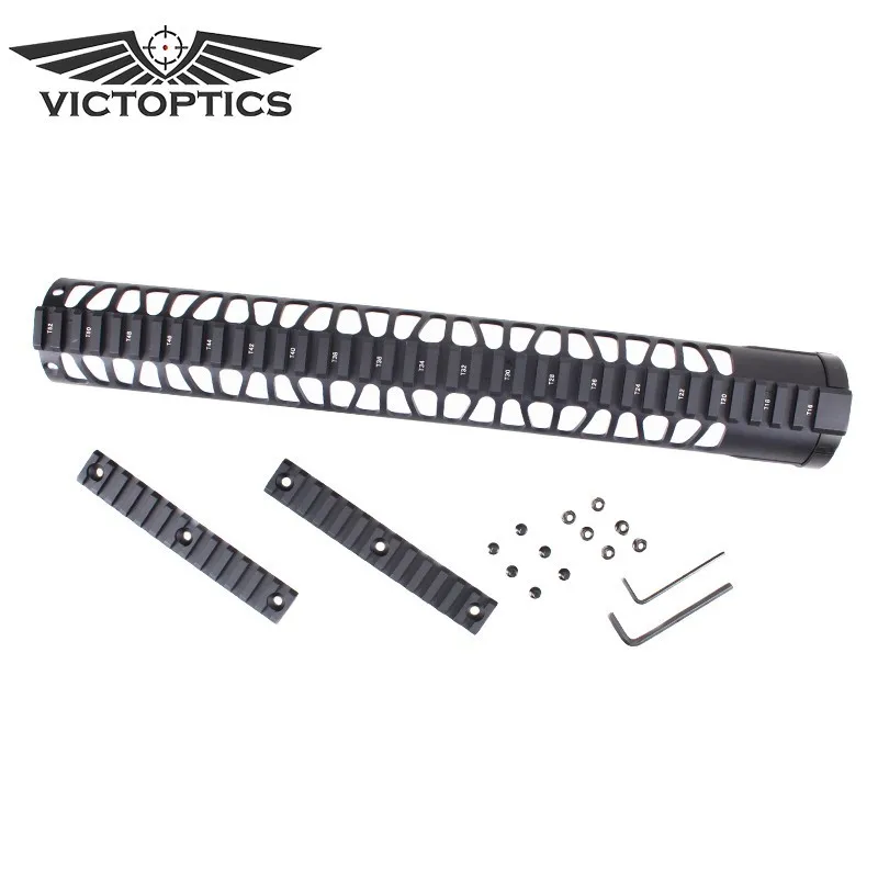 

Victoptics KeyMod AR10 Free Float 15" Quad Rail System 308 with 2 Pcs 5" Picatinny Rails & Shims