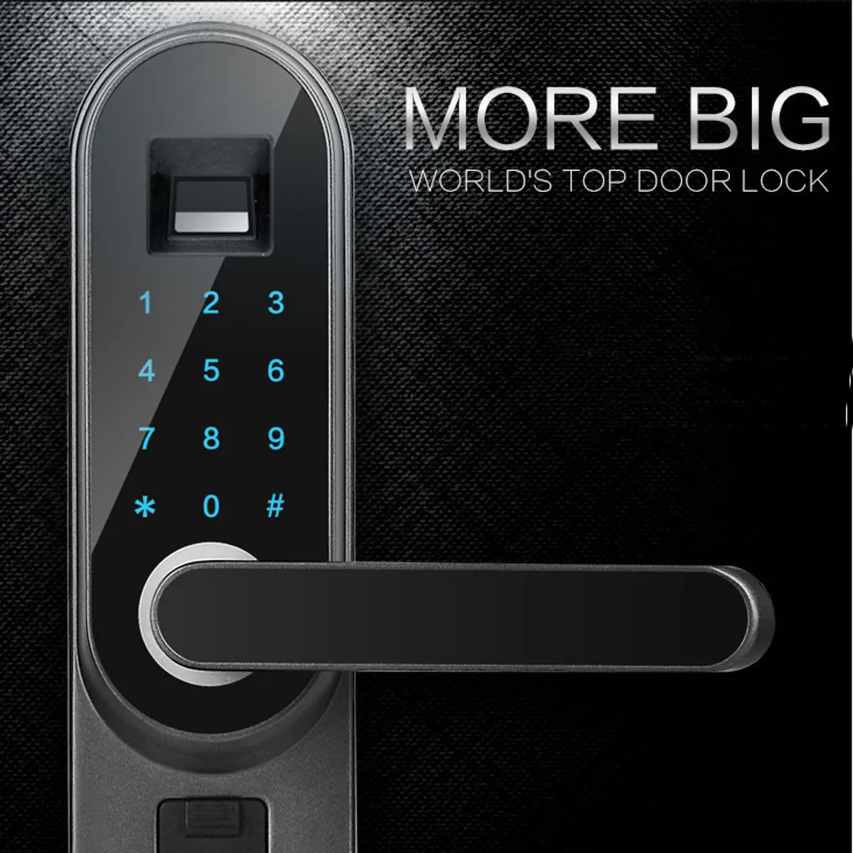 1Pc Universal Digital Smart Door Lock Password Fingerprint Anti theft