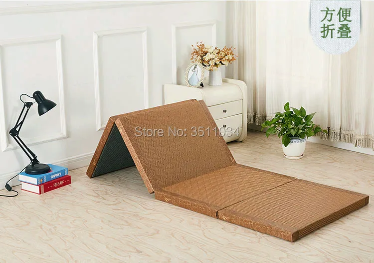 High Quality Natural Connut Palm Tatami Mattress Traditional Foldable