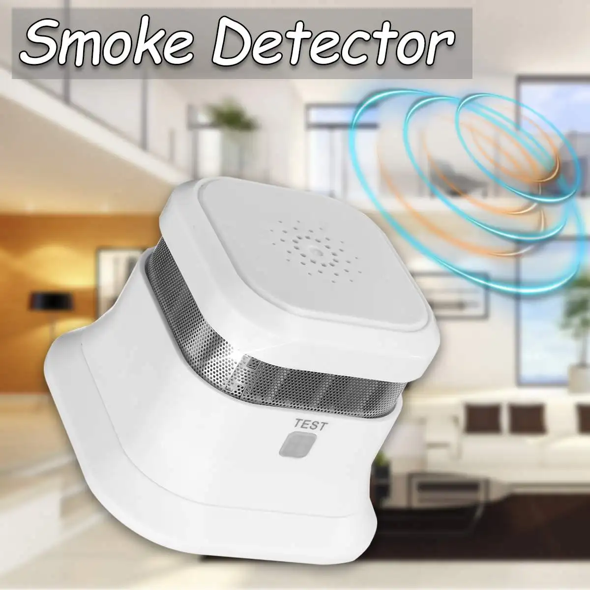 

Wireless Smoke Detector CO Carbon Monoxide Poisoning Gas Sensor Alarm Detector LED Light Home Kitchen Security Alarm System