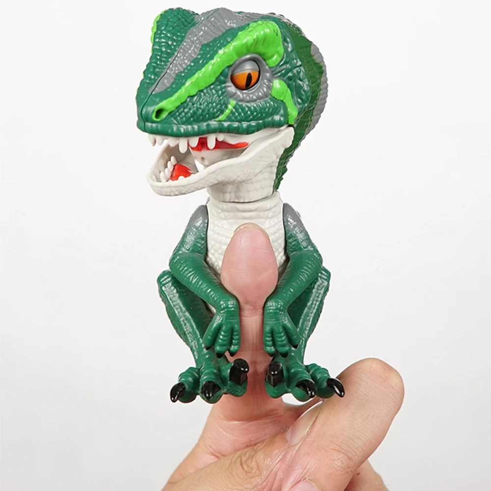 Электрический динозавр домашние животные игрушки Fingertip Bru палец динозавр Умная игрушка электронный питомец динозавр модель для детей Подарки