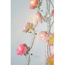 Мигающие Светодиодные ночные светильники имитация подсветка в форме жемчужин гирлянда 1 декоративная 5 Вт украшения для дома вечерние 20 декоративные