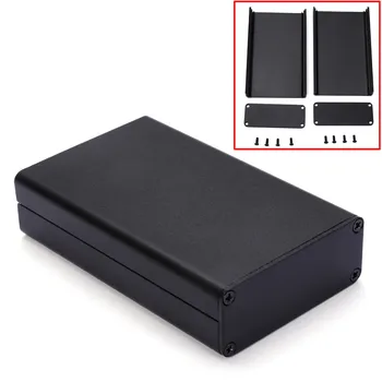 

Black 80x50x20mm Aluminum PCB Instrument Box Enclosure Electronic Project Case DIY Aluminum Box with Screws