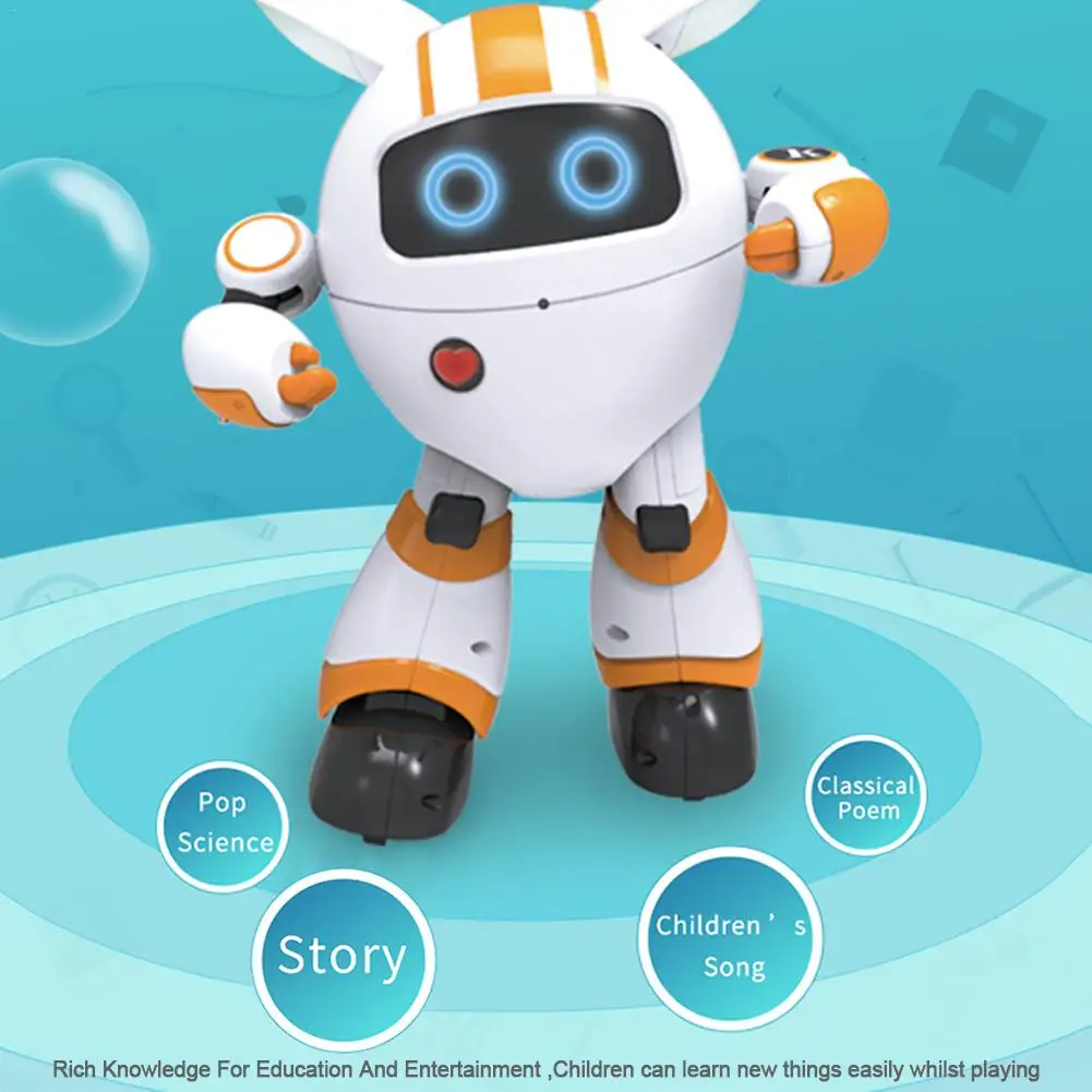 

Remote Control Toy Robot For Kids Recording Touch Singing Dancing Puzzle Robot Toys