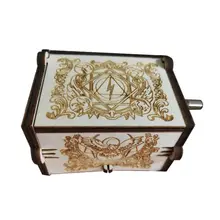 Старинная резная музыкальная шкатулка игра на трон музыкальная шкатулка Звездные войны деревянная ручка тема музыкальная шкатулка