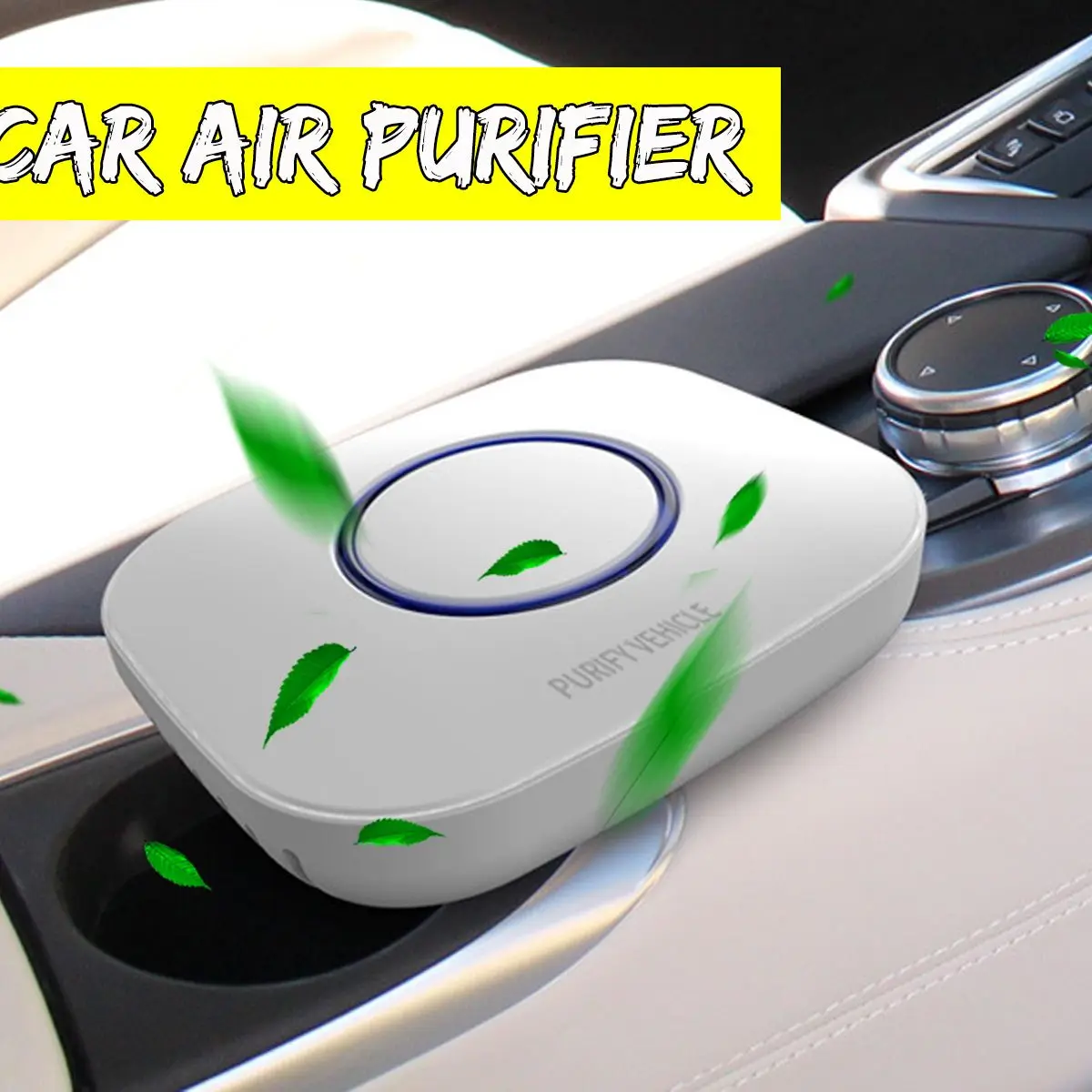 

Purify Vehicle Car Air Purifier With Filter Formaldehyde Car Air Freshener Cigarette Smoke Odor Smart Purifying Fan Air Purifier