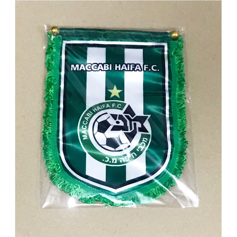 Израиль Maccabi Haifa FC Размер 30 см * 20 двухсторонние рождественские украшения для дома
