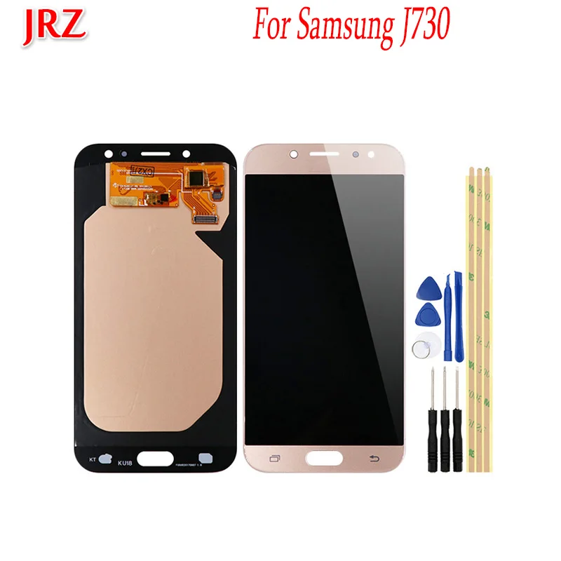 

OLED For Samsung Galaxy J7 Pro 2017 J730 J730F LCD Display and Touch Screen 5.5''Screen Digitizer Assembly Replacement +Tools