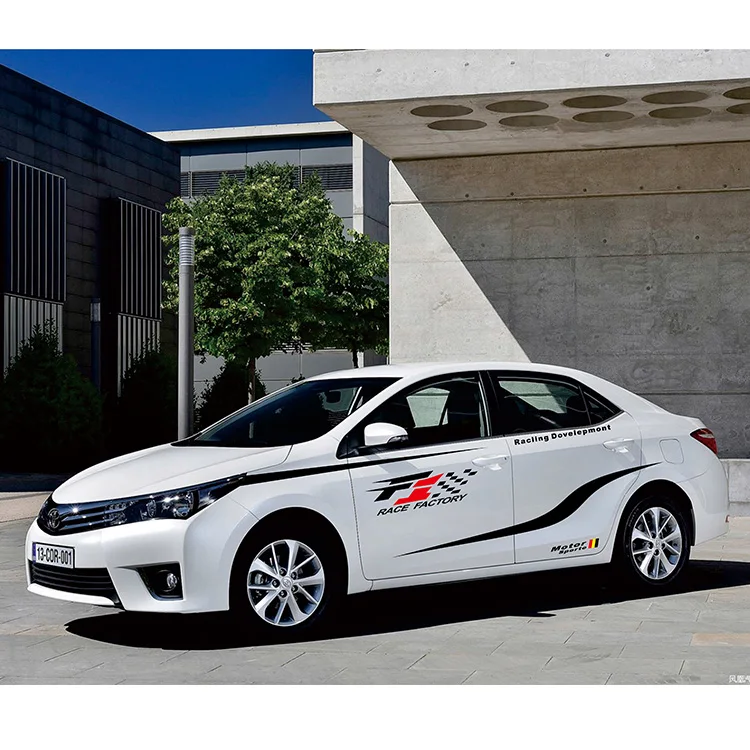 2 шт. автомобильные виниловые наклейки для Toyota Corolla Camry Levin Vios Auris|Наклейки на