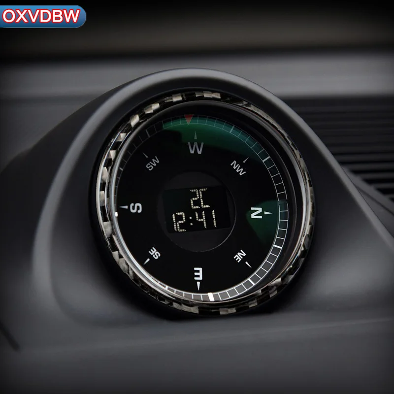 Аксессуары для porsche macan наклейка на панель часов из углеродного волокна раму